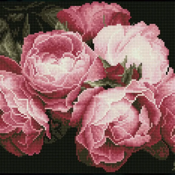 Vintage Rose-Square Drills