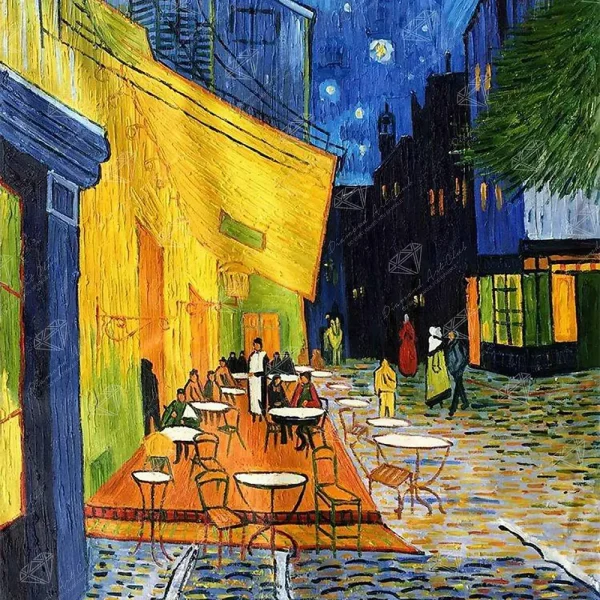 Cafe Terrace at Night-Square Drills