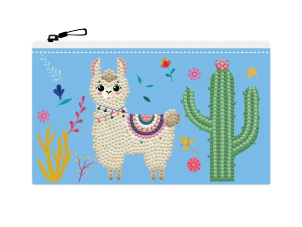 Llama Party Zipper Pouch