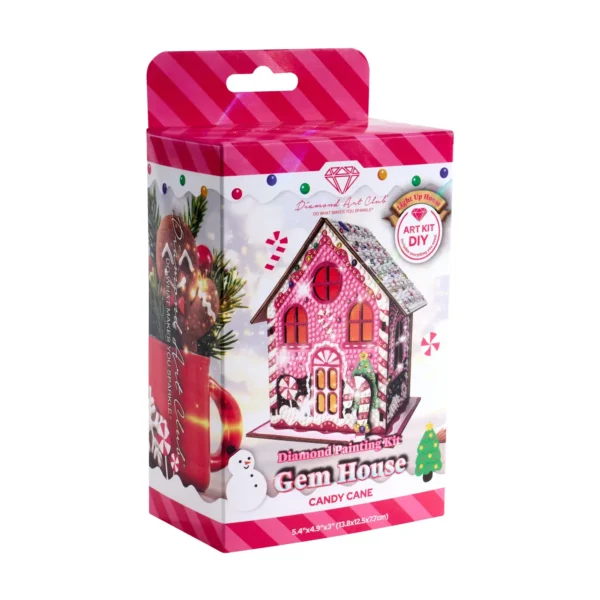 Candy Cane - Gem House - Lights Up