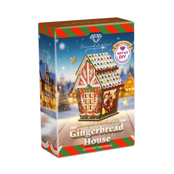 Ginger Bread House - Gem House - Lights Up