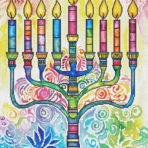 Golden Menorah
