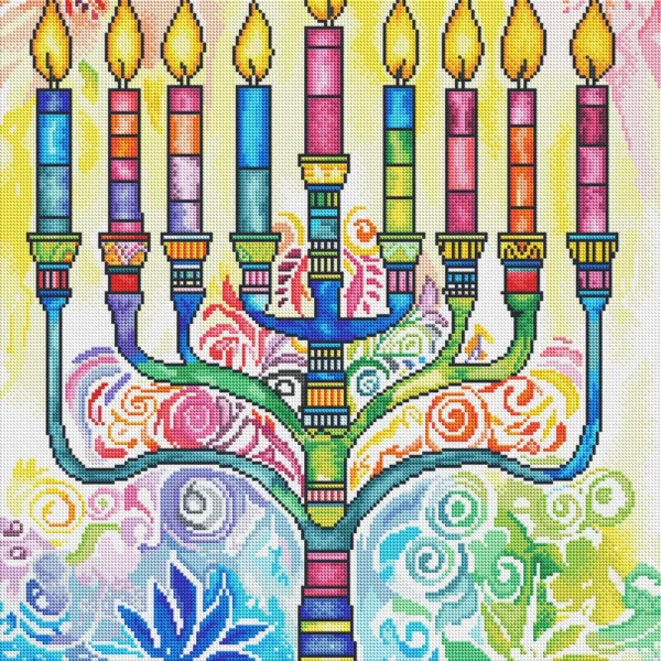 Golden Menorah