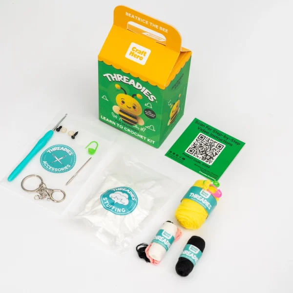 Beatrice the Bee - Crochet Kit for Beginners