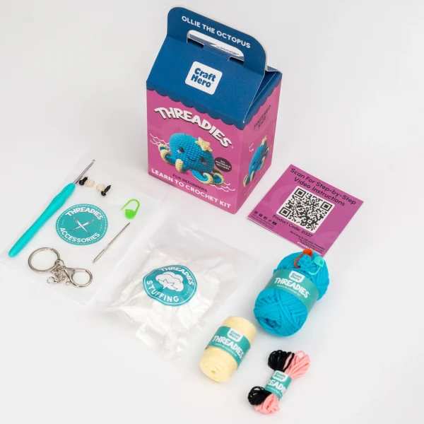 Ollie the Octopus - Crochet Kit