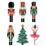 Nutcracker Ornaments – 6 Pieces