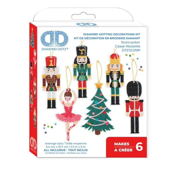 Nutcracker Ornaments - 6 Pieces